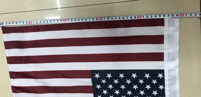 Американский флаг сада нейлоновый 200D Оксфорд маленький размер США 210D 30x50