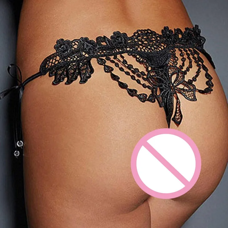 Высококачественные бесшовные трусики-стринги с Т-образным жемчугом женские
