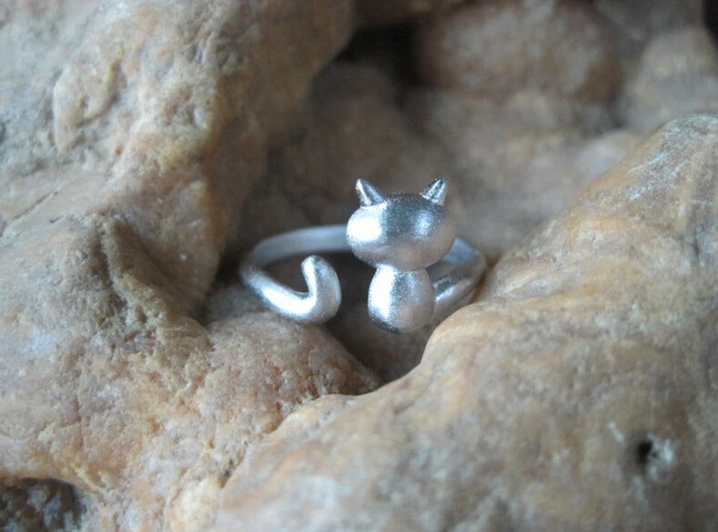 Женское Открытое кольцо из стерлингового серебра 925 пробы регулируемое S925 Anel De