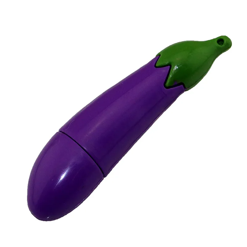 Флеш-накопитель 64 ГБ Usb флеш-накопитель в виде баклажана мультяшный USB-накопитель