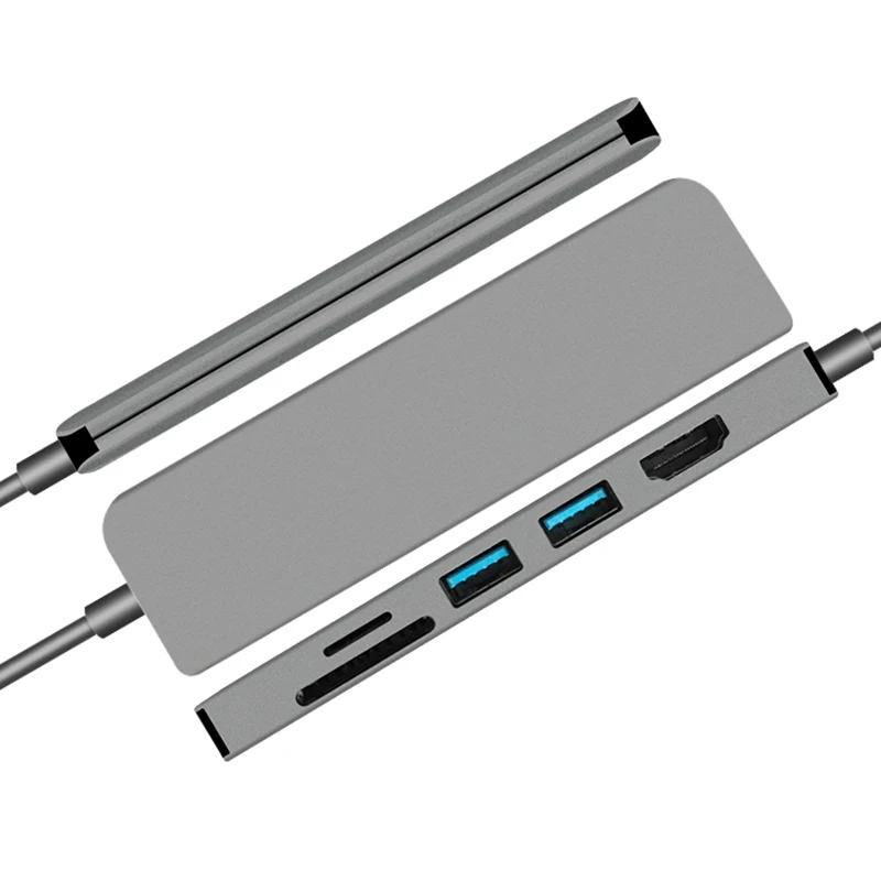 AixTon USB 3 1 Type C Hub To PD 0 HDMI Ноутбуки док станция для MacBook Pro Dell Huawei P20 Samsung S10 Phone dex