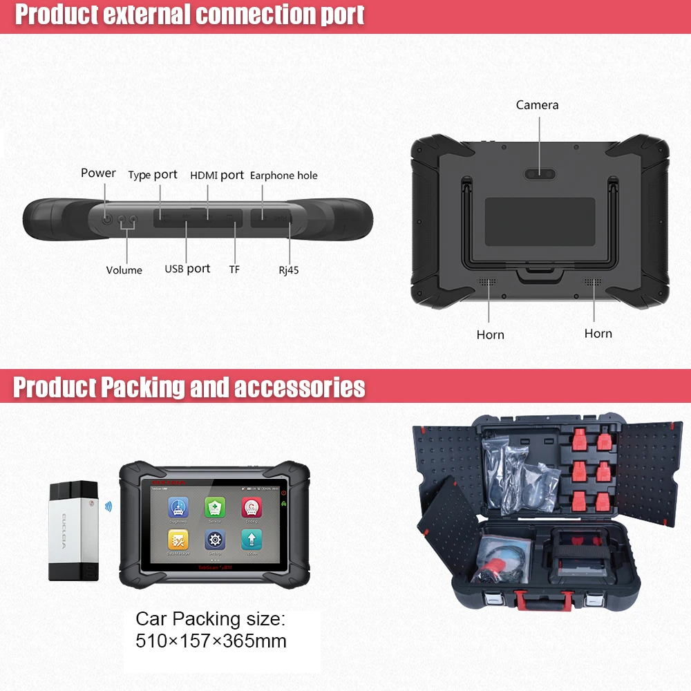 EUCLEIA S8M ECU программист полная система OBD2 сканер Immo Oil TPA BMS DPF EPB сброс