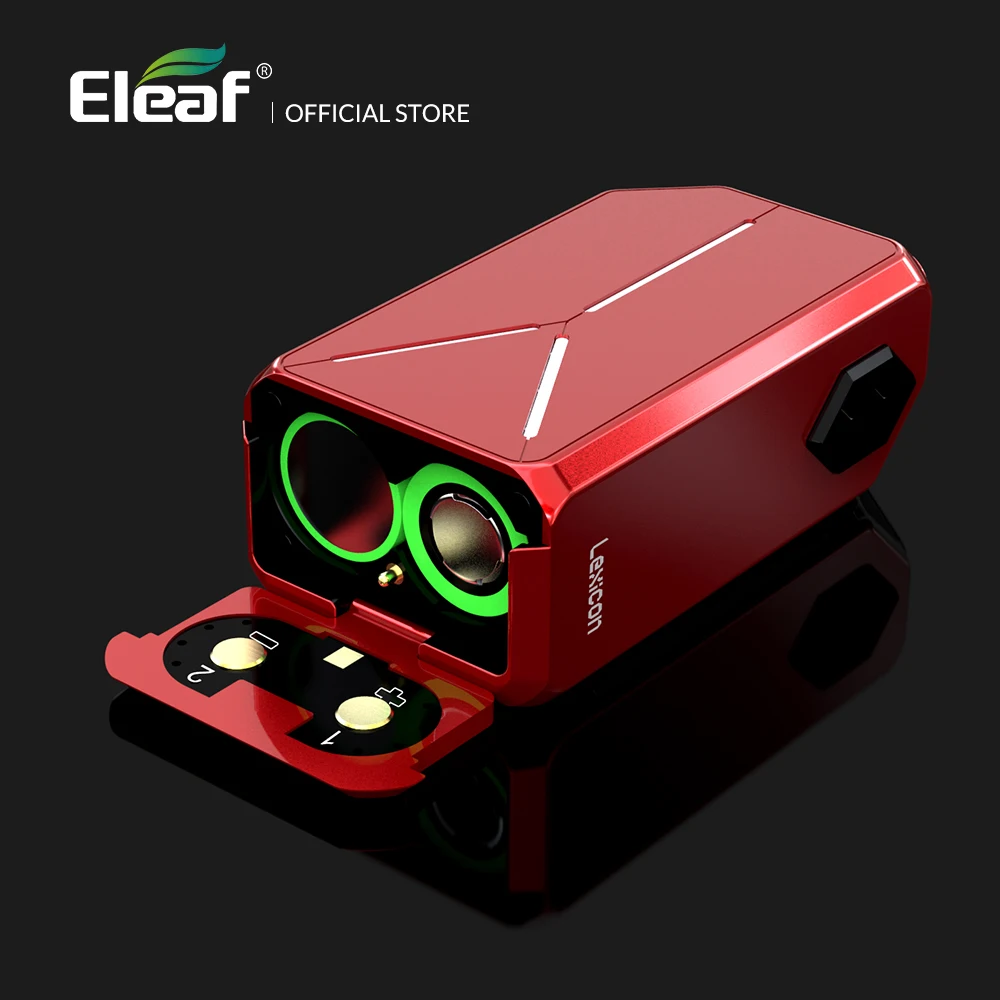 Оригинальная электронная сигарета Eleaf Lexicon Mod с двумя аккумуляторами 18650 макс.