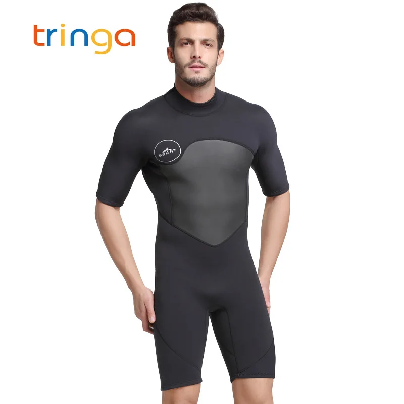 Для Мужчин's Rashgua 2 мм неопрена короткий рукав гидрокостюм мужчин летний