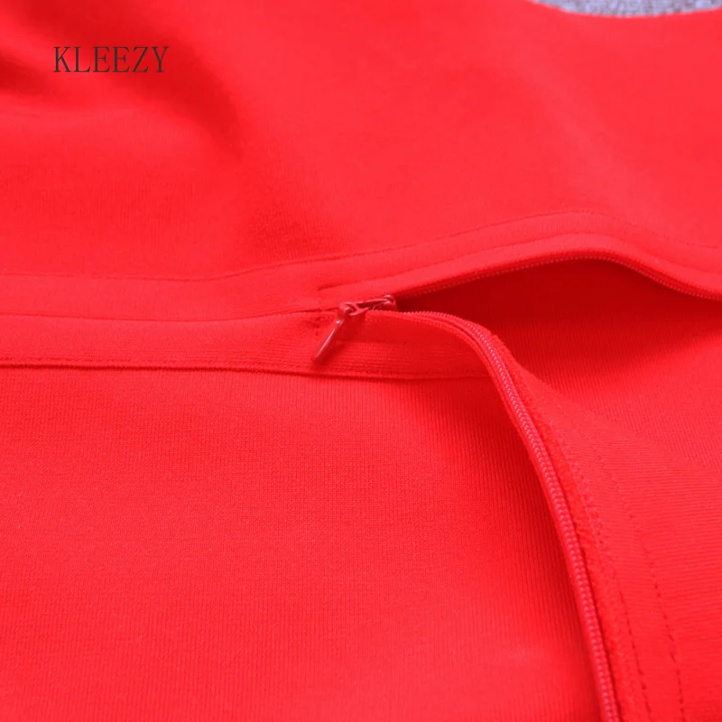KLEEZY одно плечо гофрированное вечернее платье H2596|bodycon dress|evening partyone shoulder |