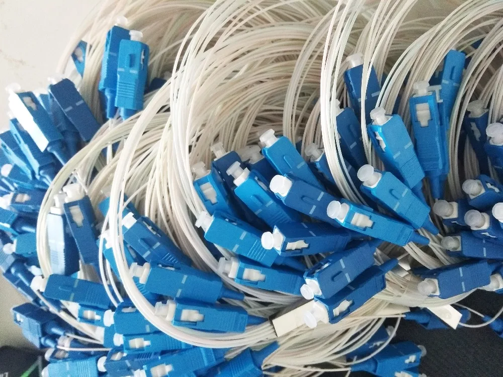 40 шт. FTTH 1X8 мини PLC волоконно-оптический 0,9 мм одномодовый сплиттер