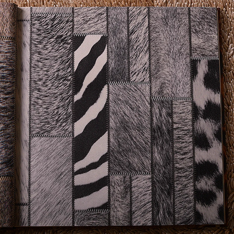 Обои beibehang с леопардовой текстурой деревянные доски кофейня Ресторан Бар ретро