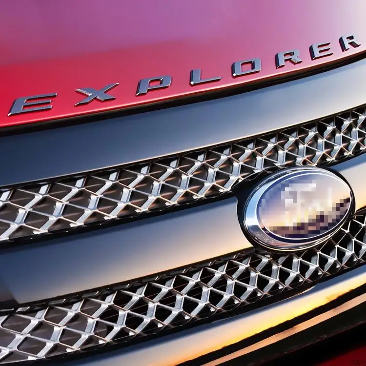 3D Metal EXPLORER Letters Hood Emblem Car Head Sticker For Ford Explorer Sport Nameplate Styling Personalized car decoration |