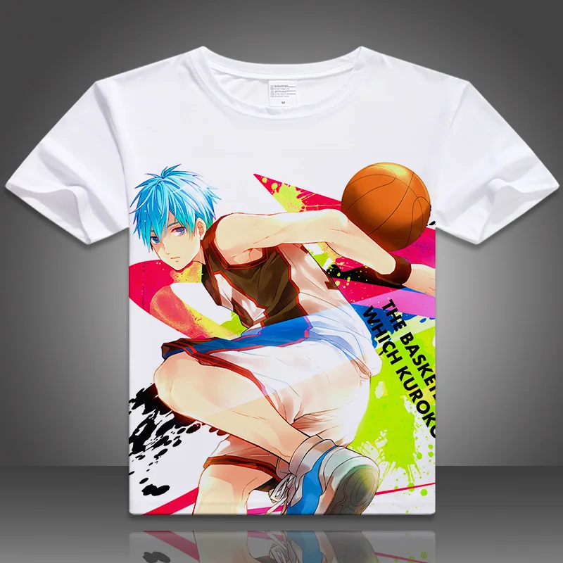 Футболка Kuroko no Basuke новая футболка для косплея Аниме Tetsuya модные топы Akashi Seijuro