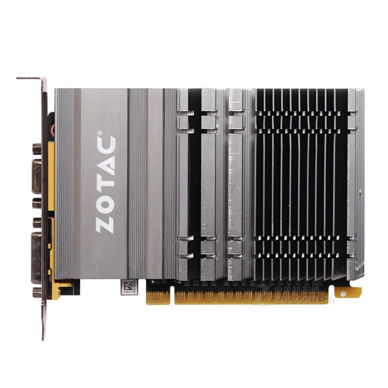 Видеокарта ZOTAC GeForce GT 610 1 ГБ 64 бит GDDR3 видеокарта GPU для NVIDIA Original GT610 1GD3 Dvi VGA PCI E Iceman VB