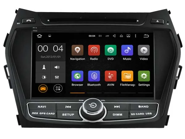 Для HYUNDAI IX45 2013/SANTA FE 2013 Android 9 0 автомобильный DVD плеер gps Аудио мультимедиа авто