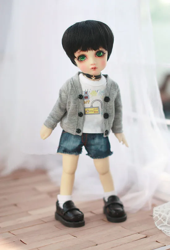 BJD Одежда для кукол светло-серый элегантный стиль кардиган пальто 1/6 YOSD Размер