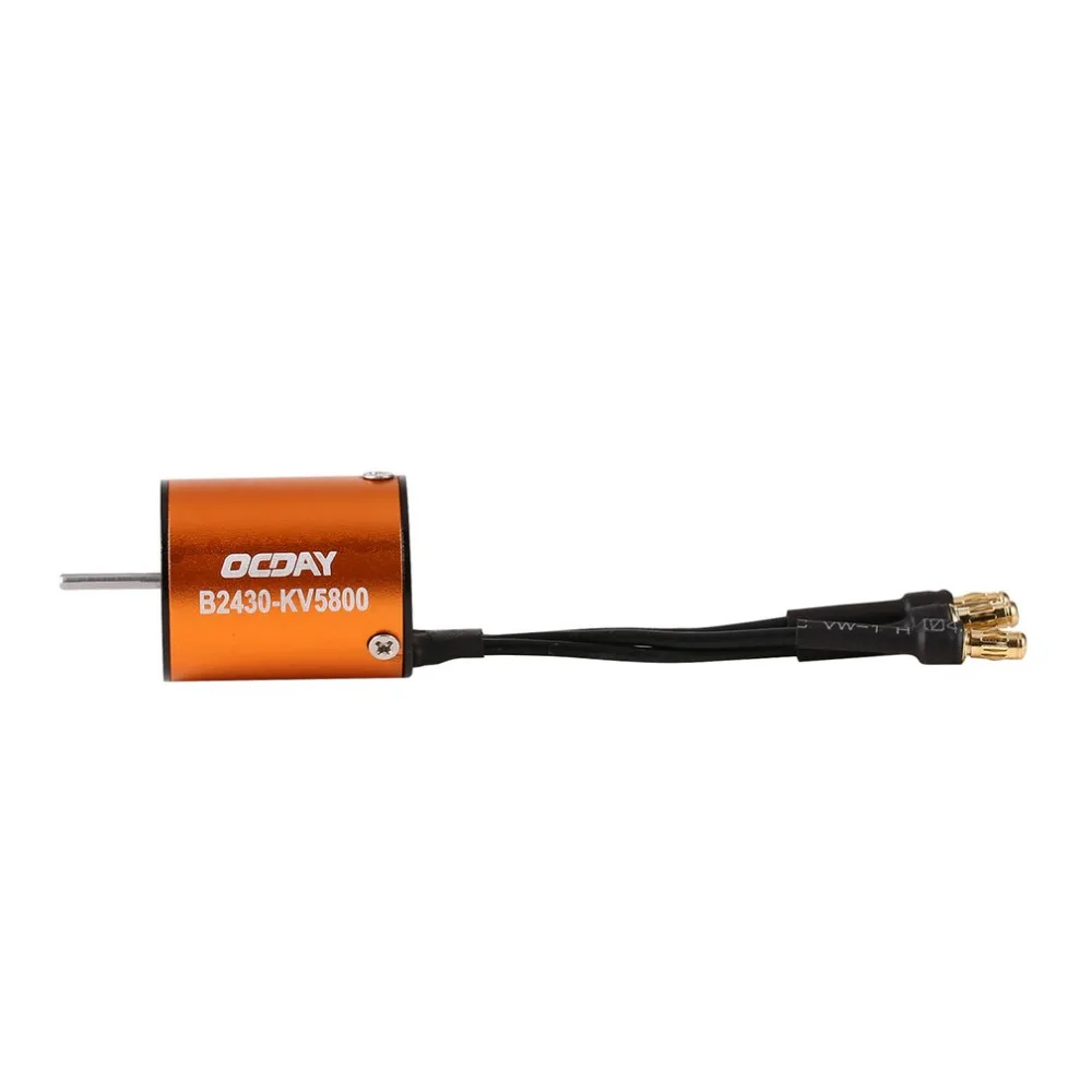 Ocday B2430 5800KV 7200KV 8200KV Водонепроницаемый Бессенсорное безщеточный для 1/16 1/18 RC Car