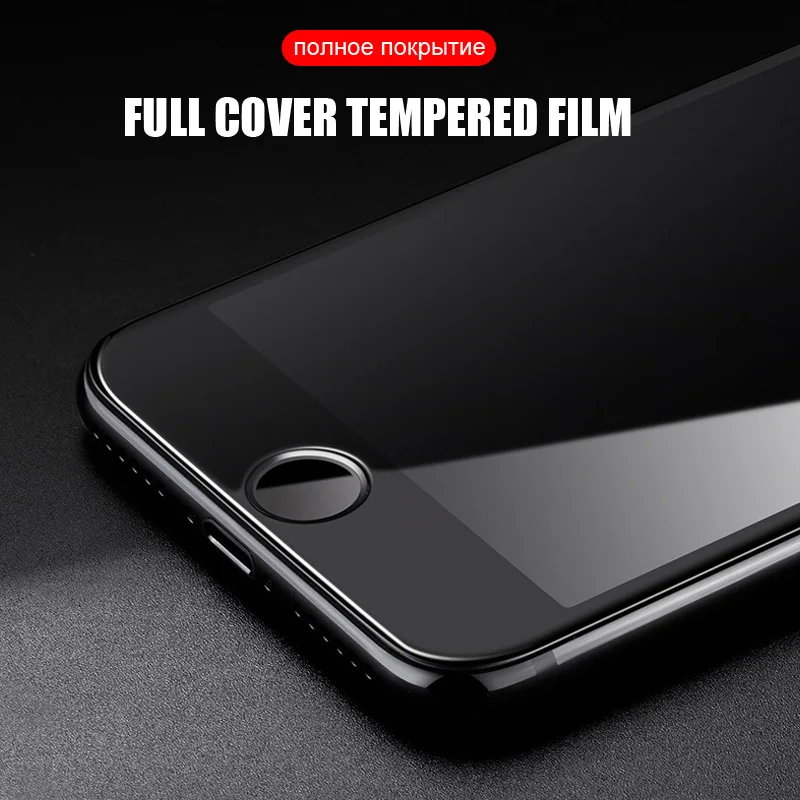 Новое защитное стекло 9D для iPhone 7 защита экрана на 8 XR XS Max закаленное X 6 6s Plus |