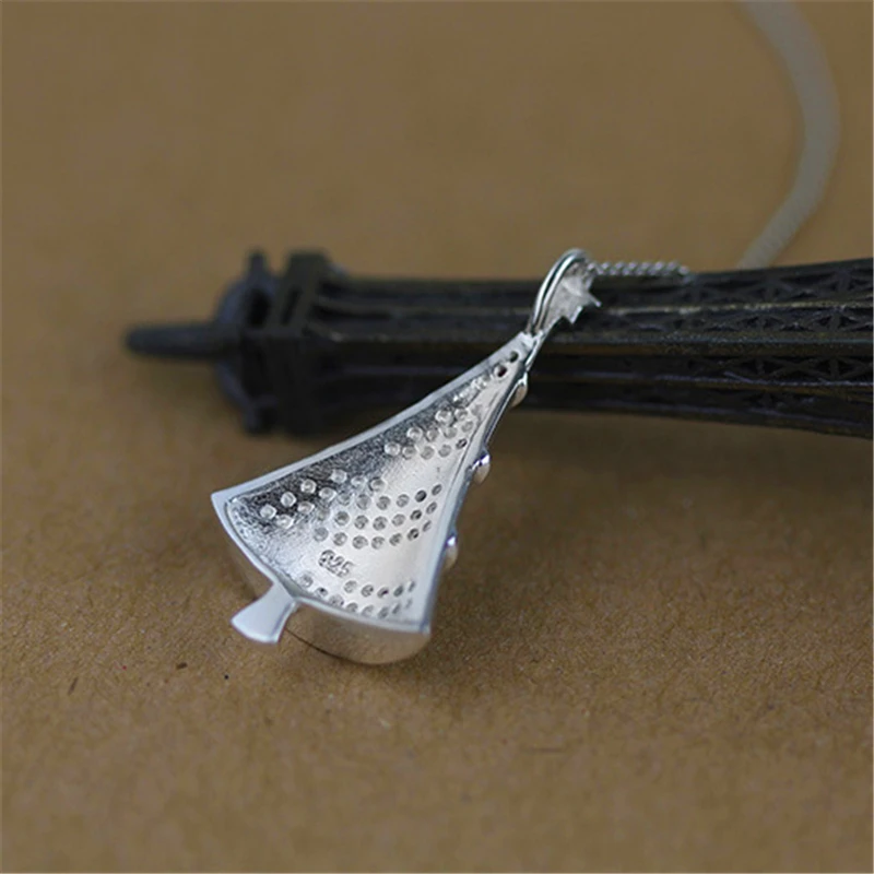 новинка елка подвески с стразы реального чистого стерлингового серебра 925