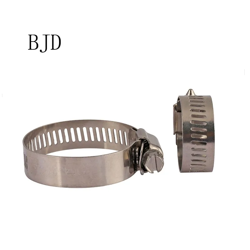10 шт. Нержавеющая сталь диск хомут Tri Зажим Регулируемый топливная линия труб