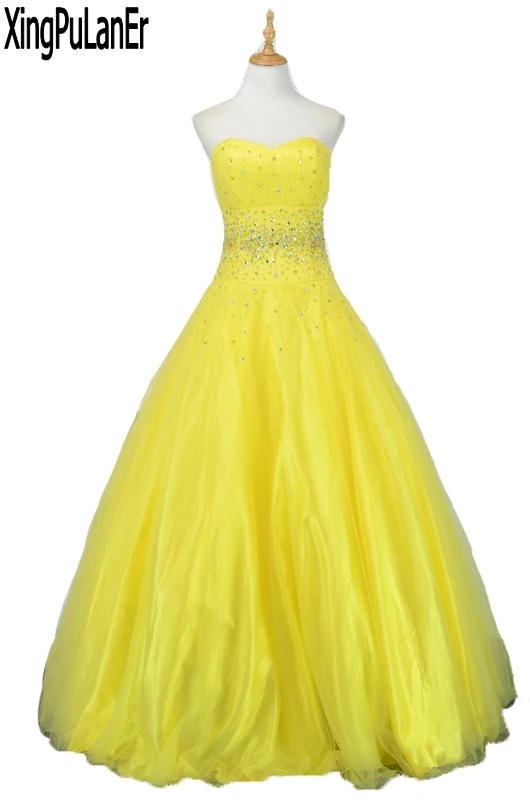 Вечернее платье линии Милая рукавов кружева на спине бисером желтый розовый из