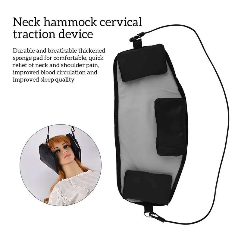 Здоровье и гигиена средства ухода за кожей Шеи Brace головная боль сзади облегчение боли в плече гамак для вытяжения шеи устройства средства ухода З