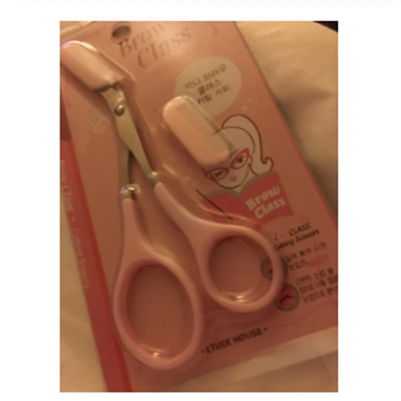 Ножницы для стрижки бровей с расческой Свадебные средства снятия макияжа