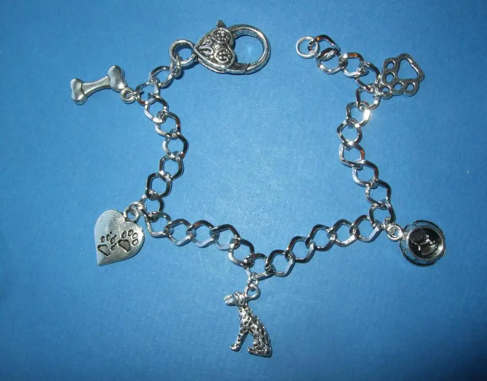 Далматинский браслет ювелирные изделия 1 шт. винтажные модели 5 подвески браслеты