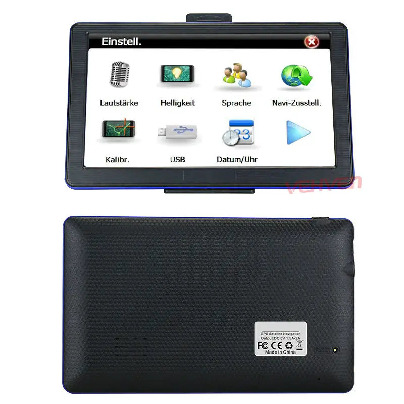 Vehven 7 дюймов gps-навигация 256 МБ 8 ГБ Встроенный Bluetooth и AVIN FM с емкостный Экран