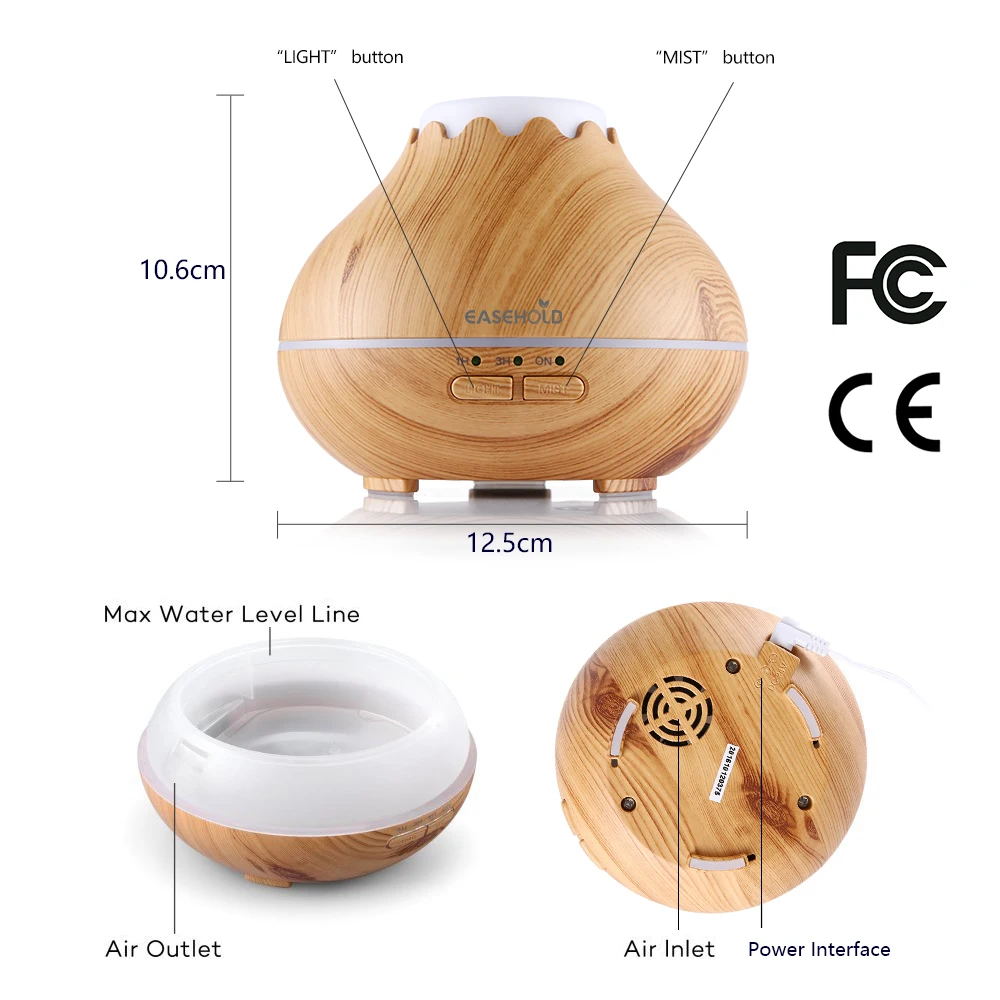 EASEHOLD 150 мл Арома эфирные масла диффузор ультразвуковой холодный туман