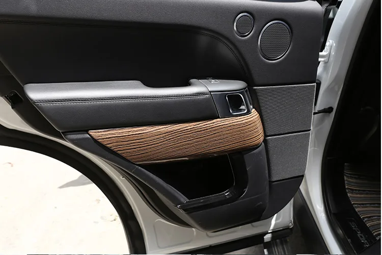 Для Land rover Range Rover Sport Range rover Sport- ABS пластмассовый задний ряд AC Outlet Frame Cover Trim Sands Wood Grain