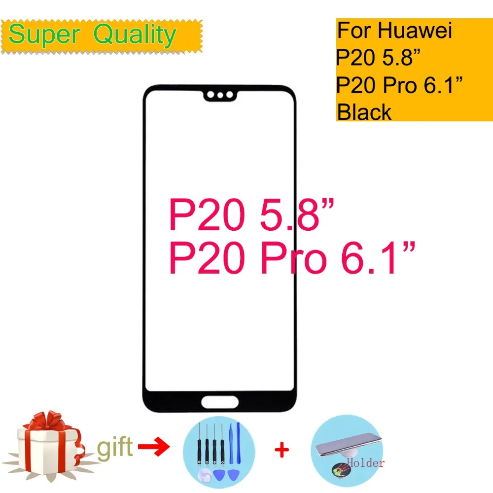 

For Huawei P20 / P20 Pro Touch Screen Front Glass Panel TouchScreen LCD Outer Display Lens P20 Front Glass P20PRO Replacement
