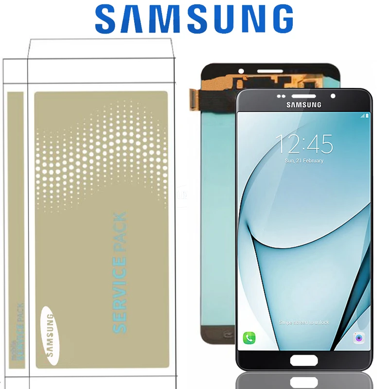 6 0 ''оригинальный Супер AMOLED дисплей для SAMSUNG GALAXY A9100 A9 Pro 2016 A910F A910 LCD сенсорный