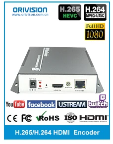 H265 H264 HDMI wifi видео кодировщик HDMI к ip потокового кодировщика, поддержка Youtube, Facebook, wowaz