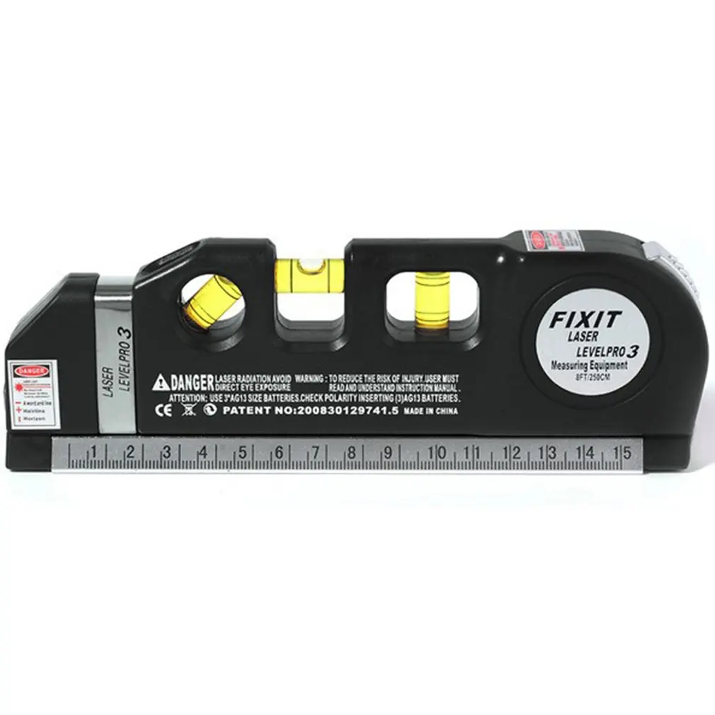 Multifunction Laser Level Horizon Vertical Measure 8FT Aligner Standard Metric Rulers Multipurpose | Инструменты