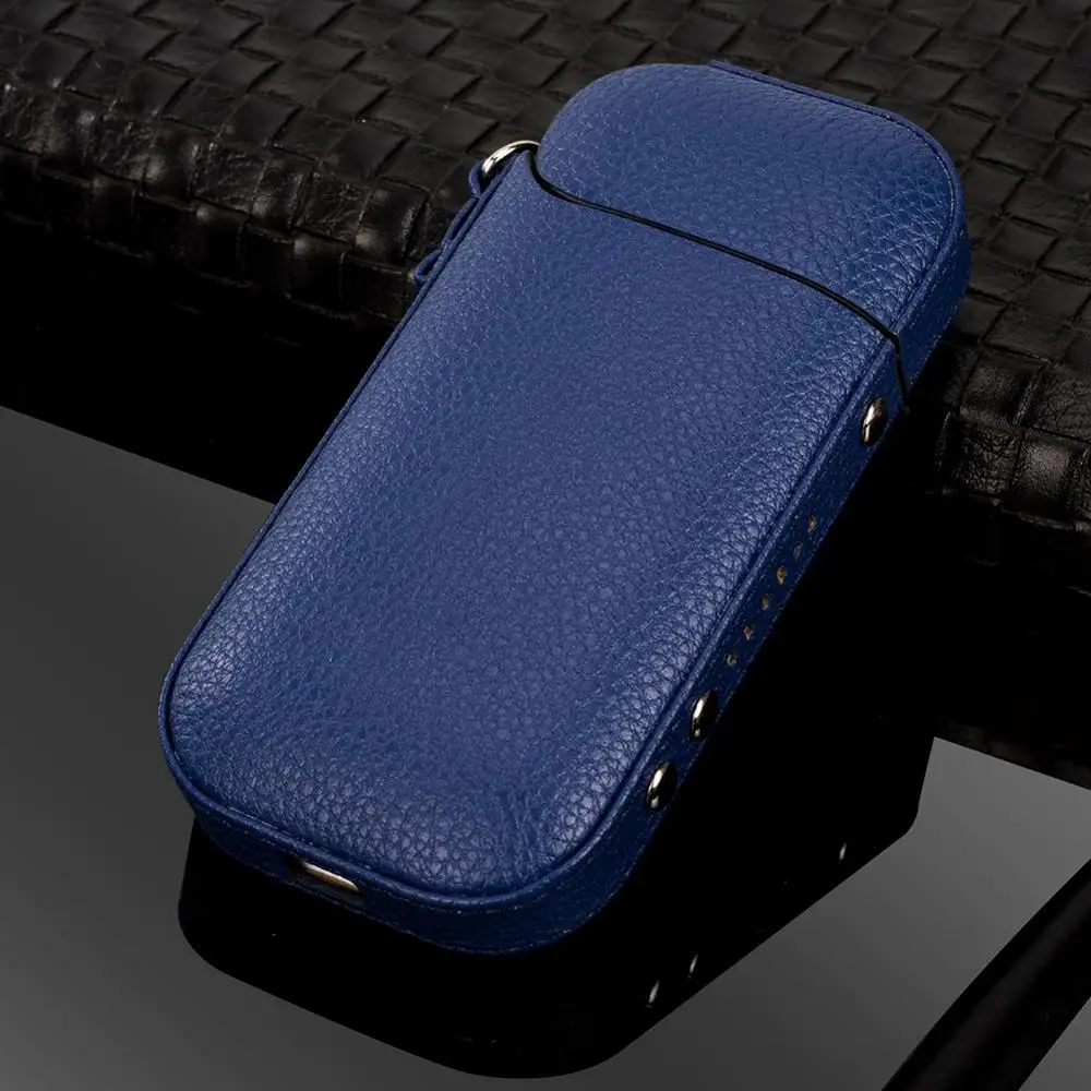 Модный Цветной корпус поверхность из искусственной кожи для IQOS II III электронная