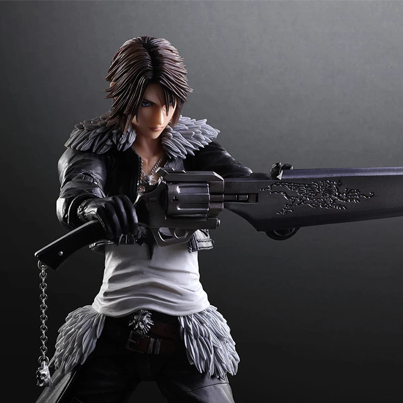 Paly Play Arts Kai Final Fantasy VII 7 Sephiroth ПВХ фигурка Squall Leonhart Gunblade фигурка Коллекционная модель игрушки