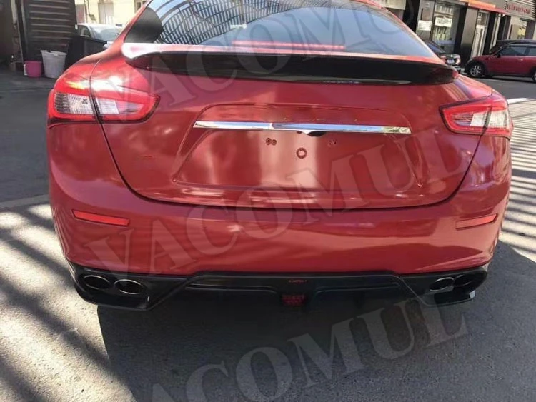 Рассеиватель задней губы спойлер бампера углеродного волокна для Maserati Ghibli Q4