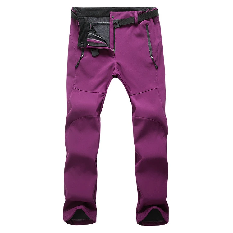 Women Purple Pants TWTOPSE женские зимние спортивные велосипедные штаны водонепроницаемые ветрозащитные MTB дорожный велосипед велосипедные штаны для пеших прогулок кемпинг, катание на лыжах брюки - Цвет: Women Purple Pants