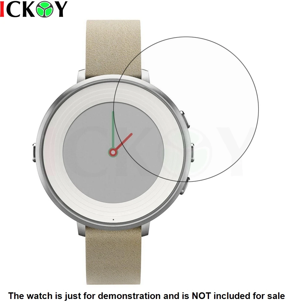 3x прозрачная защитная пленка для ЖК-экрана Защита от царапин Pebble Time круглые умные