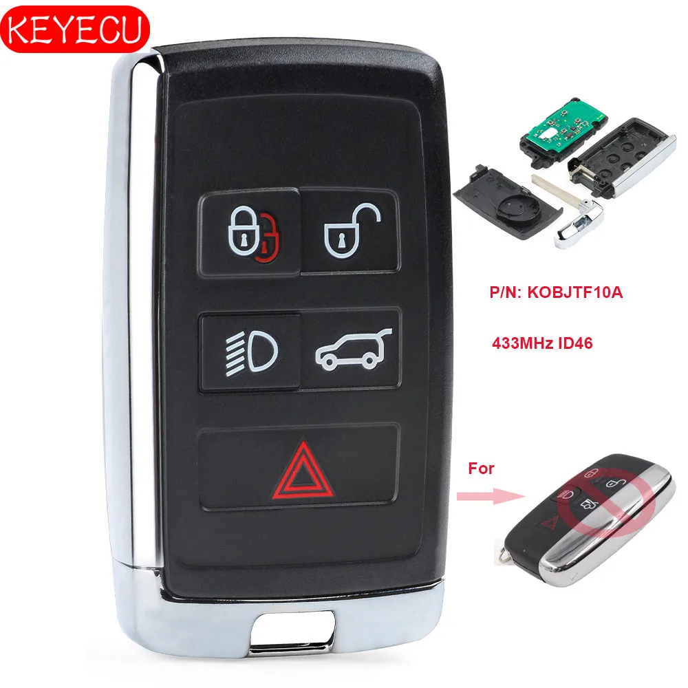 Обновленная модель смартфона Keyecu 315 МГц/433 МГц ID46 для Land Rover LR2 LR4 2012 2015 Range Evoque