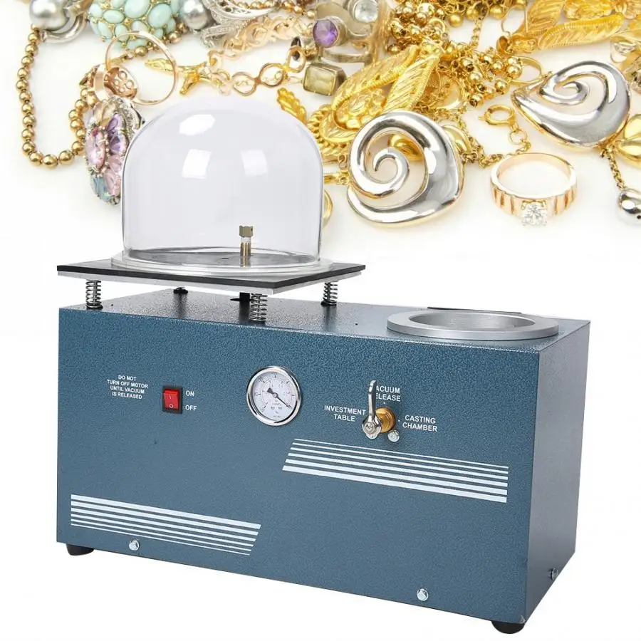 Вакуумное инвестирование ювелирных изделий литьевая машина для изготовления