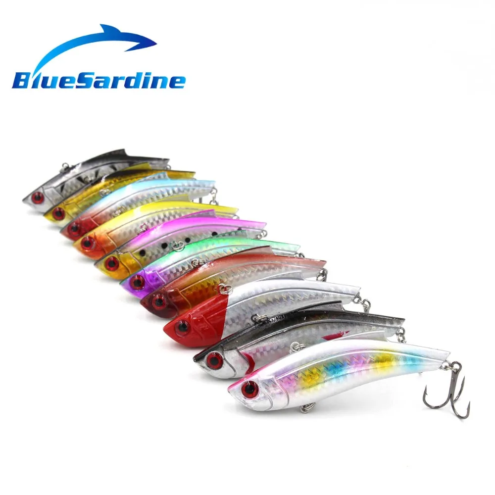 BlueSardine 10 шт 26 8 г 9 см рыболовные приманки металлическая ВИБ вибрационная приманка