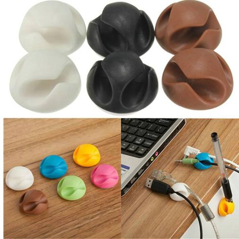 

cable winder organizer Cable Clip Desk Tidy Organiser Wire Cord Lead USB Charger Cord Holder Organizer Holder Secure Table
