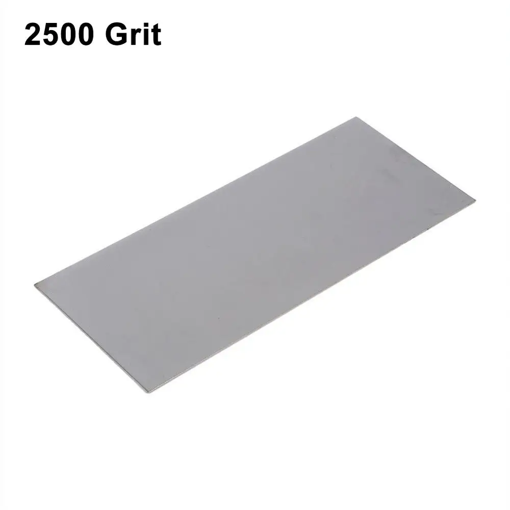 2500 Grit 80-3000 зернистость алмазная пластина тонкий нож точилка угол для шлифовки камня/нефрита/уплотнения резной нож/дерево ремесла пластина шлифовальный инструмент - Цвет: 2500 Grit