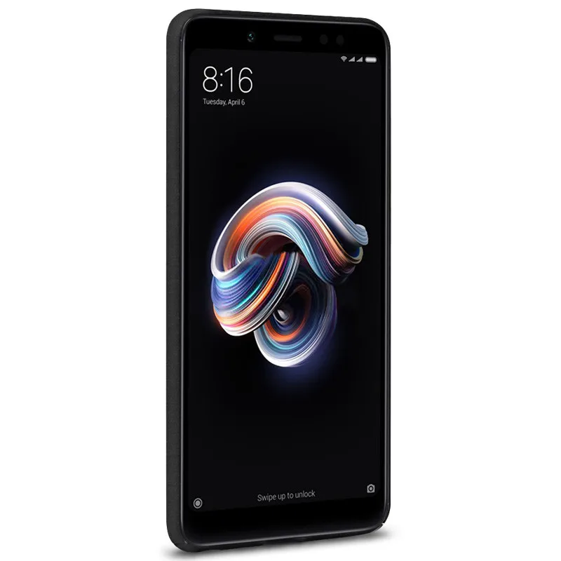 IMAK для Xiaomi Redmi Note5 Pro ковбойский корпус матовый ПК Жесткий чехол с кольцом который