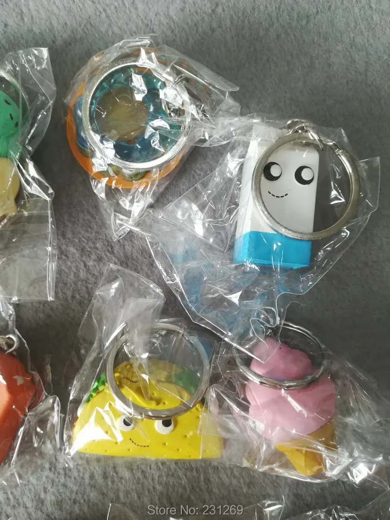 * Отправка в партии 5 шт. разные детские игрушки модель YUMMY WORLD виниловый брелок для