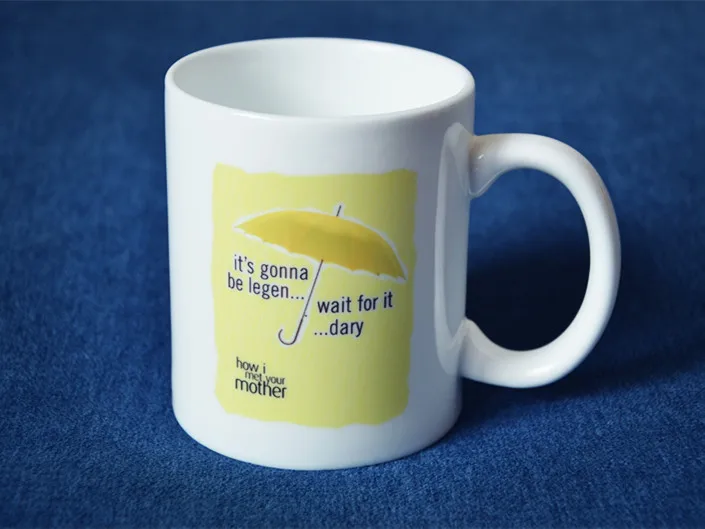 Новинка как я встретил вашу маму синий французский рог маленький желтый зонт