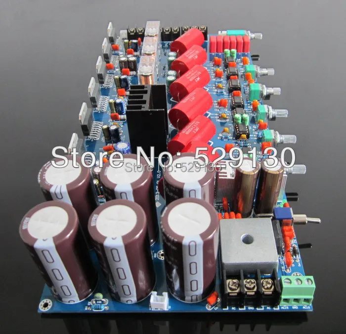 HIFI 5 1 усилитель доска с A1 предусилителя TDA7293 сабвуфер use6 регулировать громкость