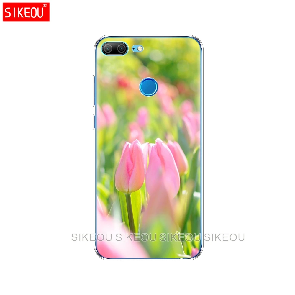 Силиконовый чехол для телефона Huawei Honor 10 V10 3c 4C 5c 5x 4A 6A 6C pro 6X 7X 6 7 8 9 LITE тюльпаны