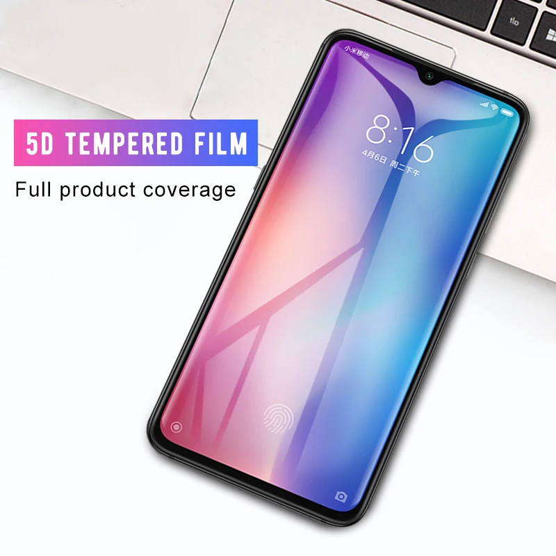 5D полное покрытие закаленное стекло для Xiaomi Mi 9 8 Lite 5X A1 6X A2 pocoppne F1 защита экрана Redmi