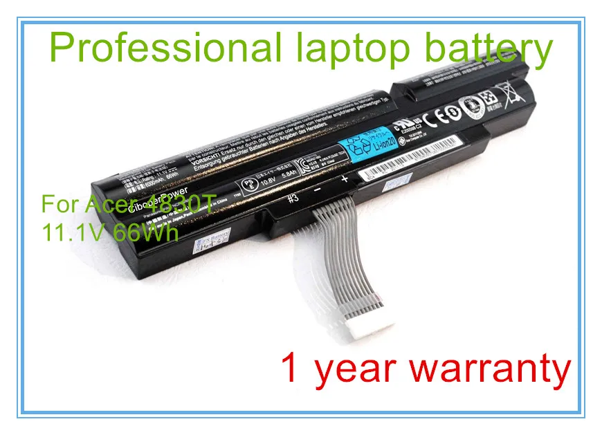 

Original quality 6 cells laptop battery for 3830T 4830T 4830TG