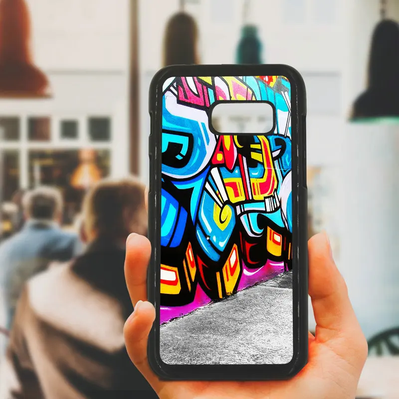Специфика граффити телефон случаях Жесткий PC Обложка для Samsung Galaxy A3 A5 A7 A8 2015 2016 2017