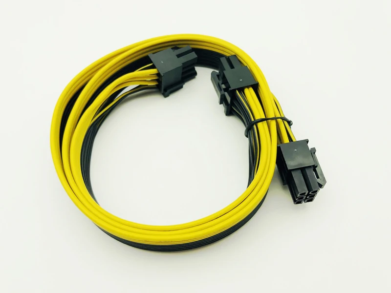 10 шт. модульные PSU кабели питания PCI e Molex 6pin до 2 8 pin 6 + 2pin Express Внутренний сплиттер